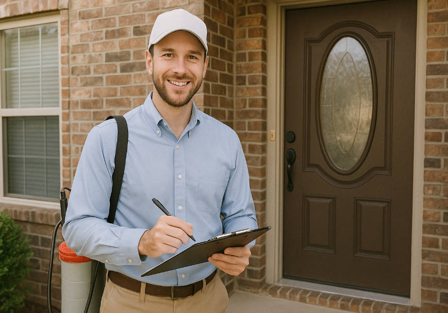 Pest Control Technician inspecting Miami Gardens, FL home